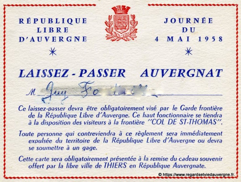 laissez passer de la République Libre d'Auvergne..jpg